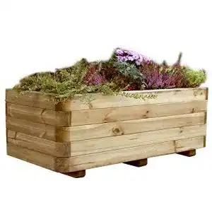 Blumenkasten holz gartenpirat pflanzkasten massiv 120x60x40cm