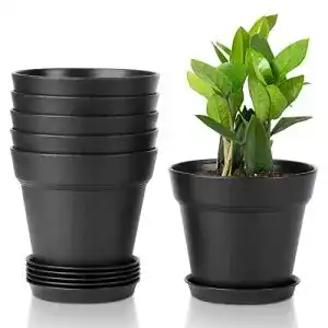 Blumentoepfe t4u 125cm kunststoff blumentopf mit untersetzer