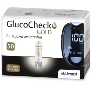 Medidor de glicose no sangue Aktivmed GlucoCheck GOLD