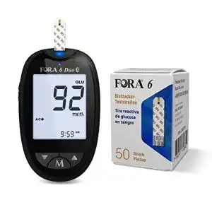 Blutzuckermessgeraet fora duo 2 in 1 blood sugar ketone