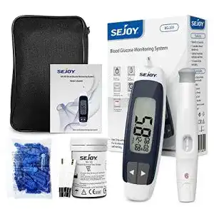 Blutzuckermessgeraet sejoy zuckermessgeraetset mit teststreifen