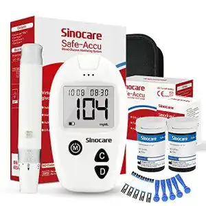 Blutzuckermessgeraet sinocare safe accu mg dl set