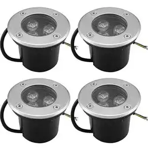 Bodeneinbaustrahler goodia 4stk 3w 230v ac 280 lumen ip67