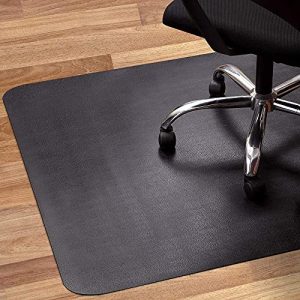 Tapete de proteção de piso OleOletOy preto, almofada para cadeira de escritório