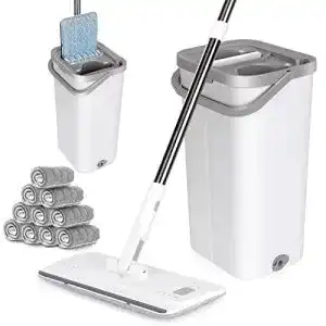 Bodenwischer mastertop flach mopp und eimer set mikrofaser