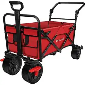 Bollerwagen beau jardin faltbarer mit bremse trolley