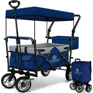 Bollerwagen kesser faltbar gt9000 mit dach handwagen