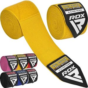 Boks bandajları RDX 4.5m profesyonel boks MMA Muay Thai, elastik