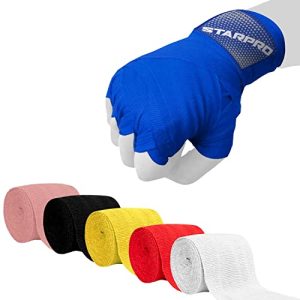 Bandagens elásticas de boxe Starpro com alça para polegar, 2,55m, 3,5m