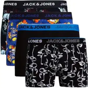 Boxershorts herren jack jones herren boxershorts 4er pack