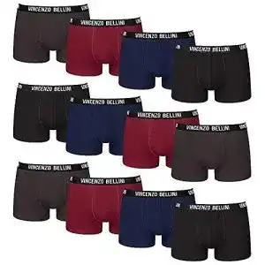 Boxershorts herren vincenzo bellini hipster boxershorts 12er