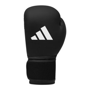 Boxing gloves adidas Hybrid 25, entry-level model, black, 12 oz