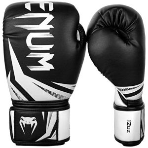 Gants de boxe Venum unisexe Challenger 3.0, noir/blanc, 14 Oz