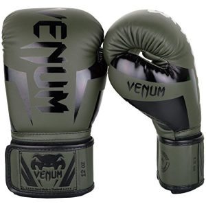 Boxhandschuhe Venum Unisex Elite Boxing Gloves, khaki/schwarz