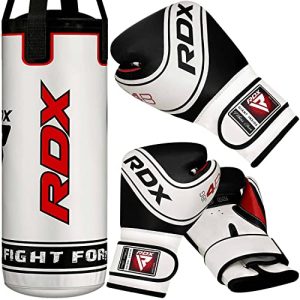 Sac de boxe pour enfants RDX avec gants de 6 oz, rempli de 2 pieds lourds