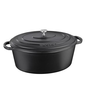 Roasting pan kela 12473 with lid, cast iron, enamel coating