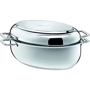 Silit roaster with lid suitable for oven, 7,7l, stainless steel induction