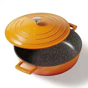 Braeter stoneline induktion 28 cm 42 l mit deckel aluguss