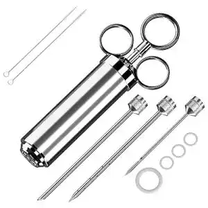 Bratenspritze nifogo edelstahl fleischspritze marinierspritze bbq