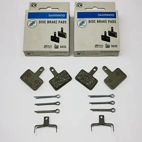Bremsbeläge für Fahrräder Shimano B03S Resin 2 Stück