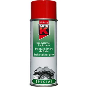 Tinta para pinça de freio AutoK Special, spray de tinta para pinça de freio, 400ml, vermelho