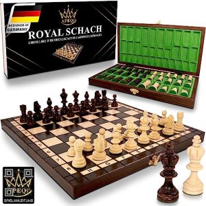 Giochi da tavolo APEQi® ROYAL chess, gioco degli scacchi in legno