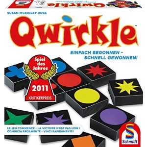 Jogos de tabuleiro Schmidt Spiele 49014 Qwirkle, jogo do ano 2011