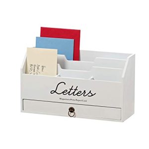 Estante para cartas BOLTZE soporte para cartas Lemgo, color negro/blanco