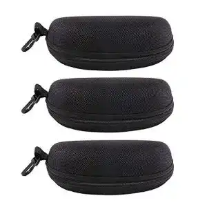 Brillenetui ekdirect 3 stueck sonnenbrille reissverschluss hartschale