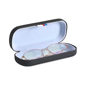 Estojo para óculos Estojo rígido MoKo, couro PU resistente a arranhões, portátil, caixa para óculos