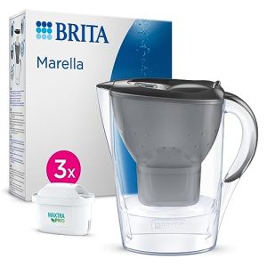 Filtro de água Brita Jarro com filtro de água Brita Marella grafite (2,4l)