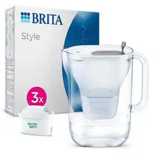 Brita wasserfilter brita wasserfilter kanne style grau 24l