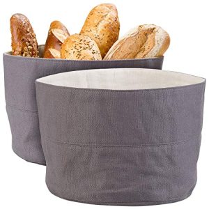 Bread basket Rosenstein & Söhne, set of 2 made of 100% cotton