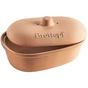 Brottopf maeser 931996 serie ceramica oval aus naturton