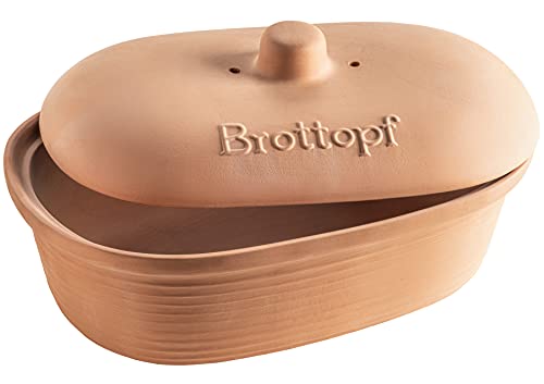 Brottopf MÄSER 931996 Serie Ceramica oval aus Naturton