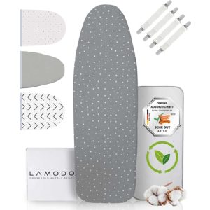 Bügelbrettbezug lamodo ® 120×40 für Dampfbügeleisen