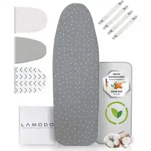 Buegelbrettbezug lamodo 120x40 fuer dampfbuegeleisen