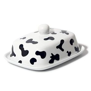Butter dish Theo&Cleo, high-quality ceramic butter dish
