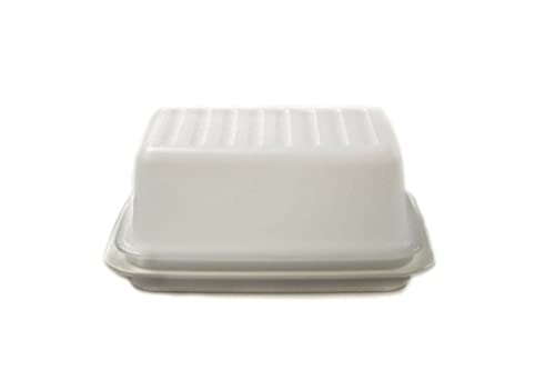 Butter dish Tupperware, white, 37166