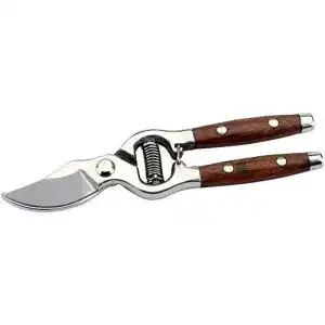 Bypass gartenschere draper 45317 mit holzgriffen