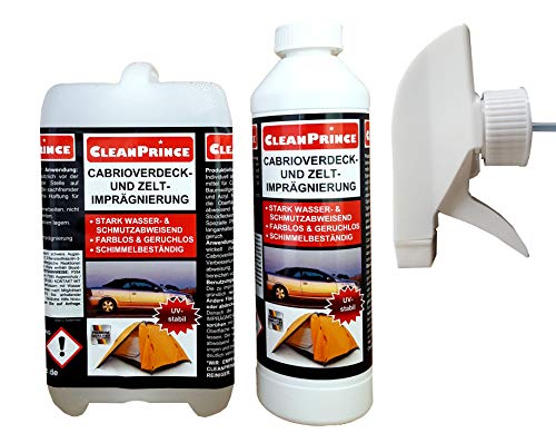CleanPrince Cabrio convertible top impregnation