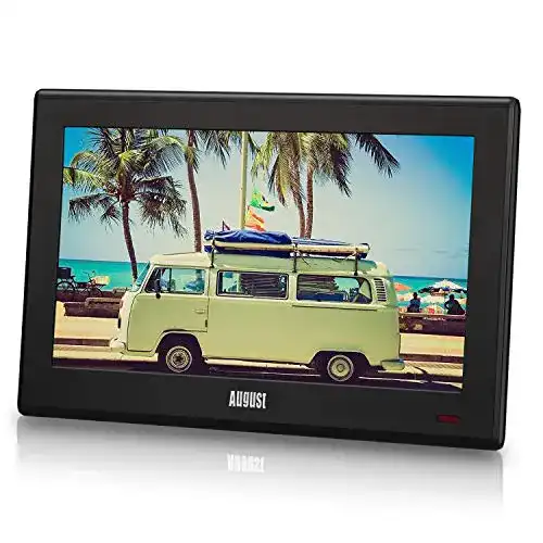 Camping Fernseher August DA100D, 10 Zoll tragbarer HD TV DVB-T2