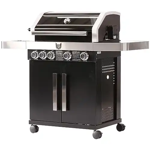 Camping-Gasgrill Maxxus BBQ CHIEF Gasgrill 9.0-4 Edelstahl