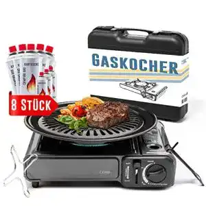 Camping gasgrill truware just camp camping gaskocher set