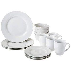 Посуда для кемпинга Сервиз Amazon Basics, 16 предметов