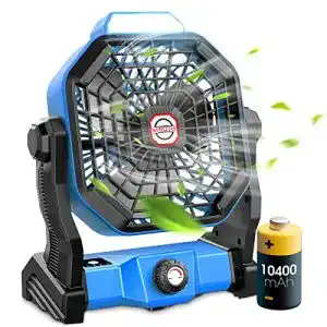 Camping ventilator dovecina leise ventilator tragbar 10400mah