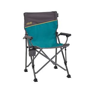Cadeira de camping Uquip Roxy com porta-garrafas – design robusto