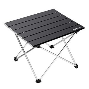 Mesa de camping Ledeak mesa plegable portátil, aluminio, ultraligera