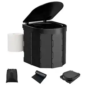 Campingtoilette wadeo tragbare fuer erwachsene 27 l