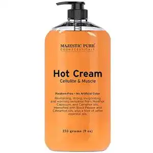 Cellulite creme majestic pure hot cream skin tightening sweat